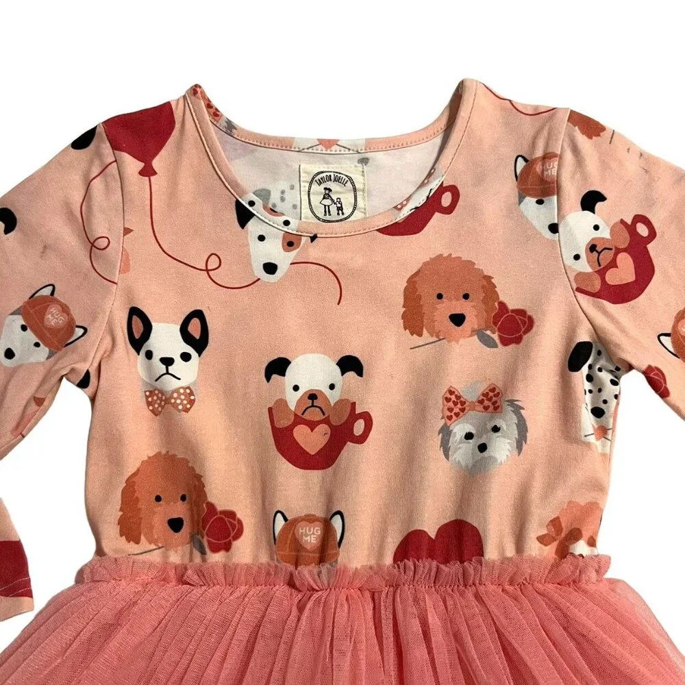 Taylor Joelle Sz 7 Puppy Love Tulle Dress